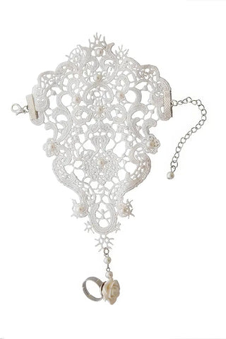 DECO LAYER-Renaissance Rose Lace Glove